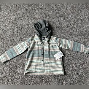 NWT Billabong Hooded Jacket 3T